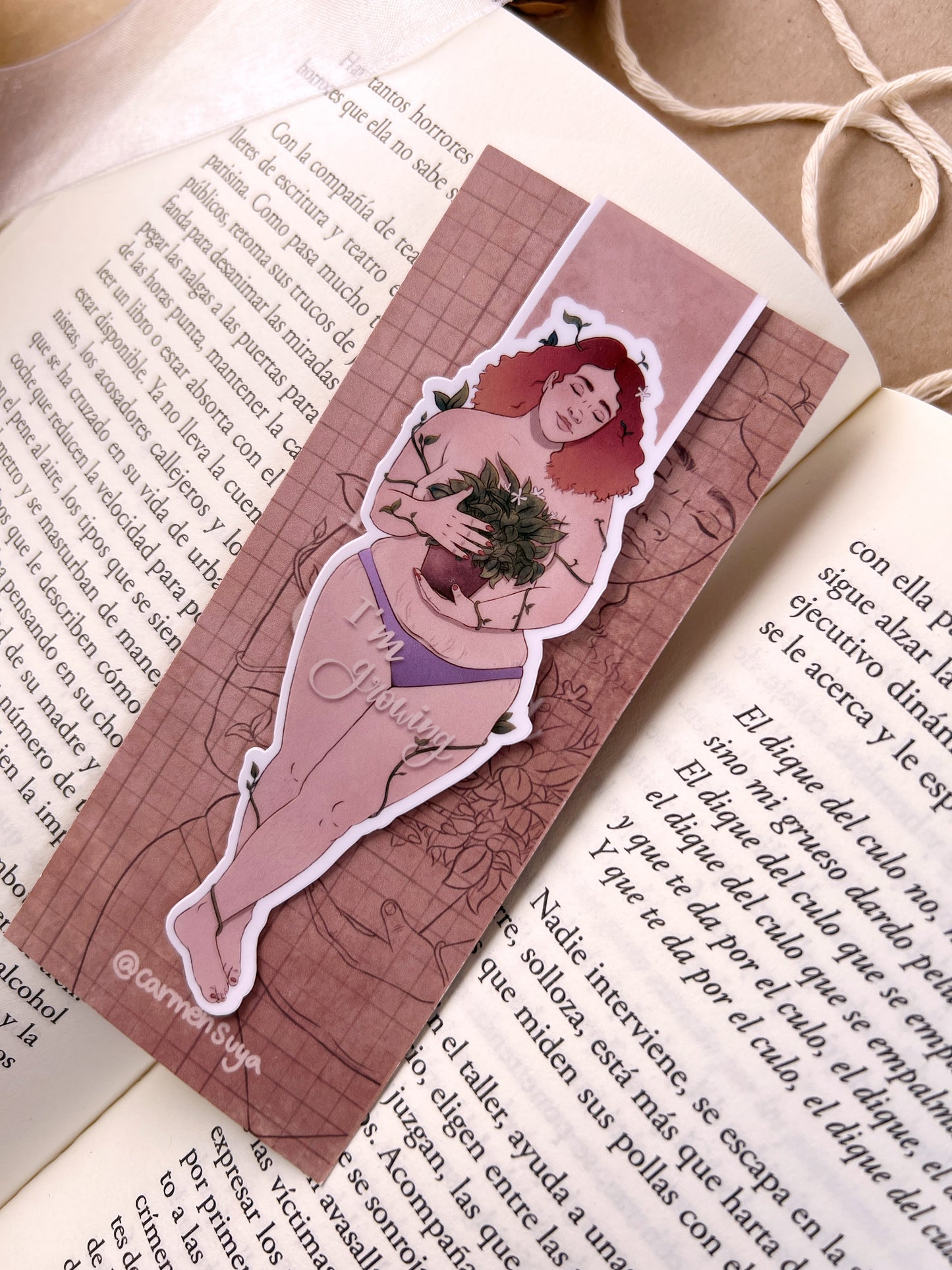 Growing Magnetic Bookmark