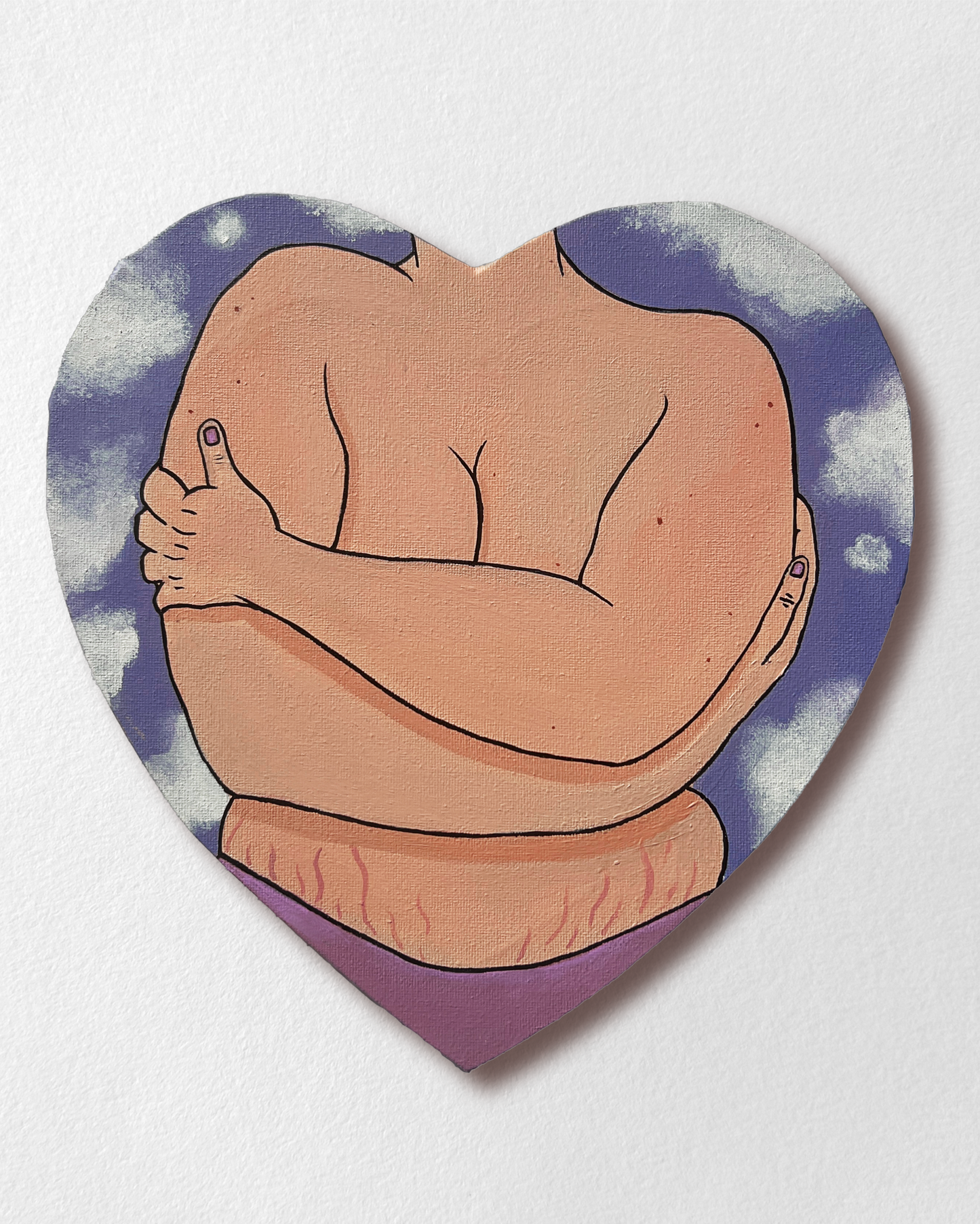 Selfhug Heart Canvas