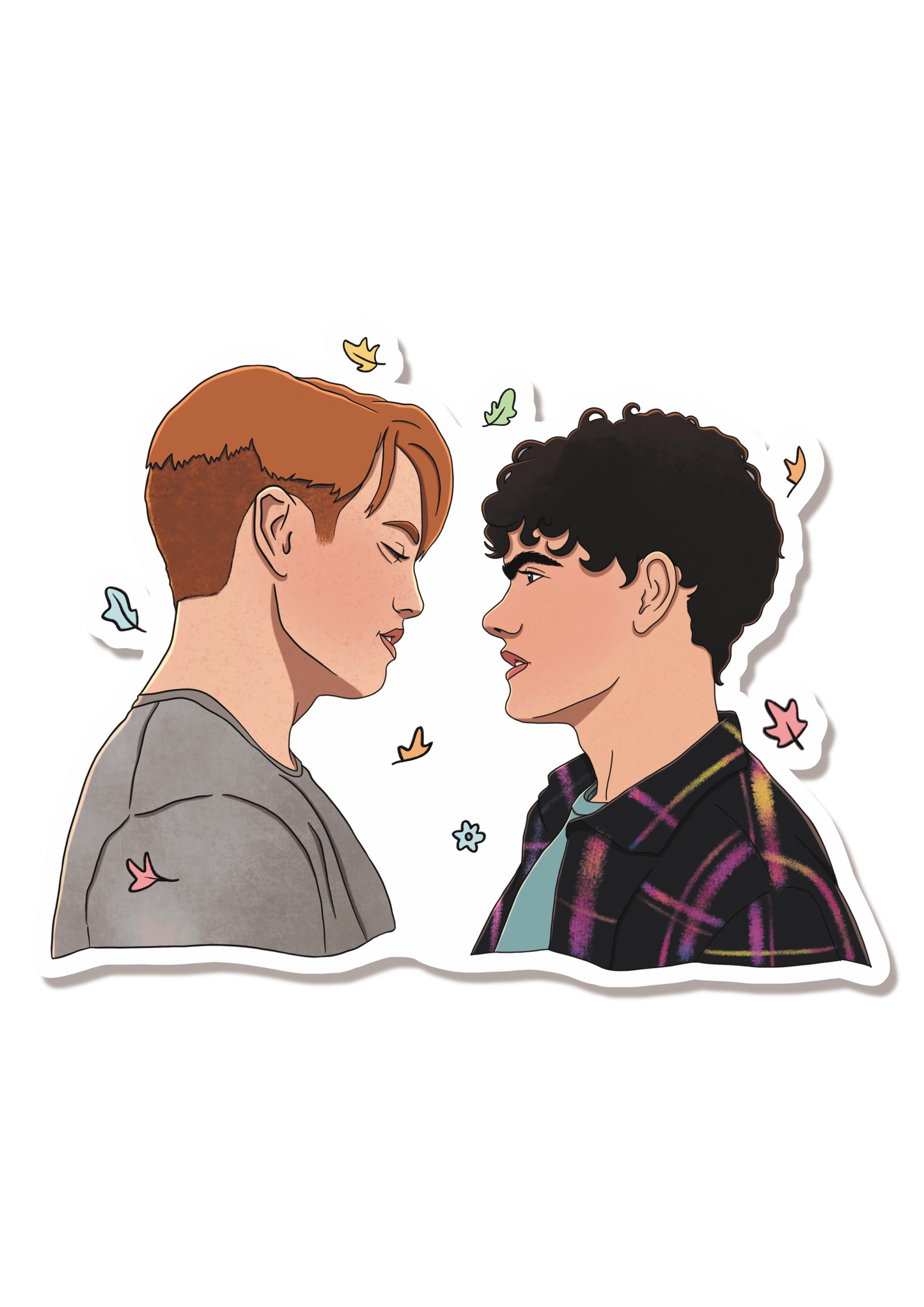 Nick & Charlie Sticker