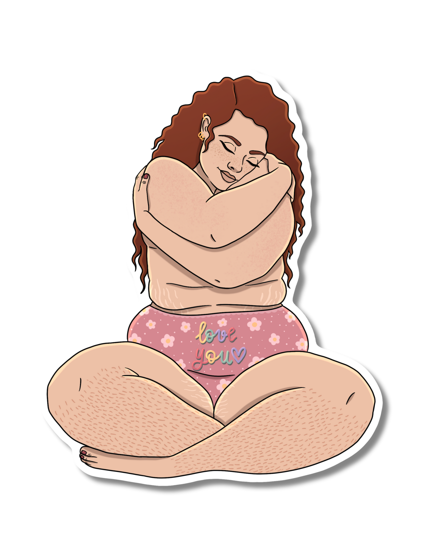 "Love you" sticker