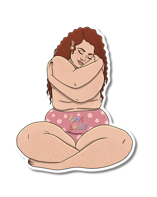 "Love you" sticker
