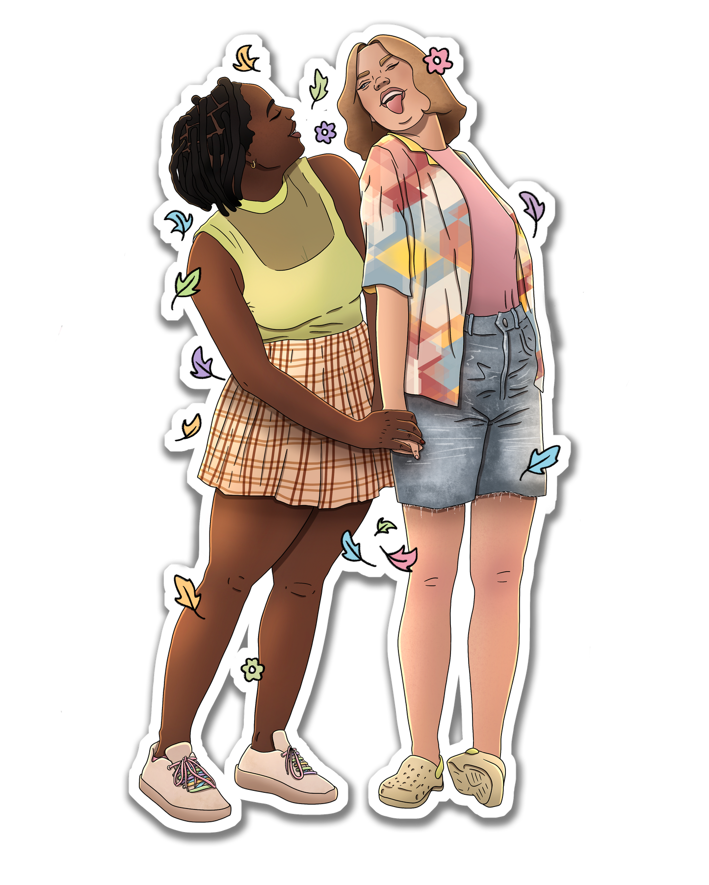 Tara & Darcy Sticker